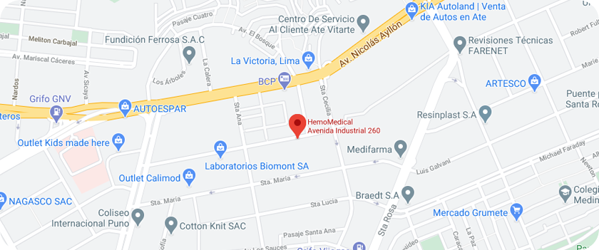 Hemo medical ubicación