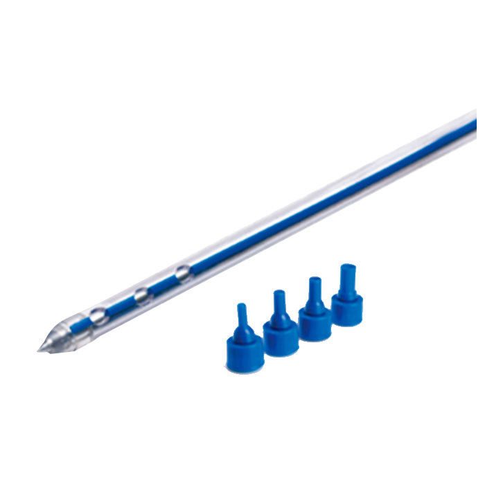 Catéter de drenaje toráxico + trocar